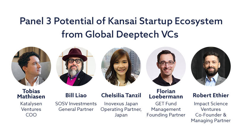 Panel 3 Potential of Kansai Startup Ecosystem from Global Deeptech VCs